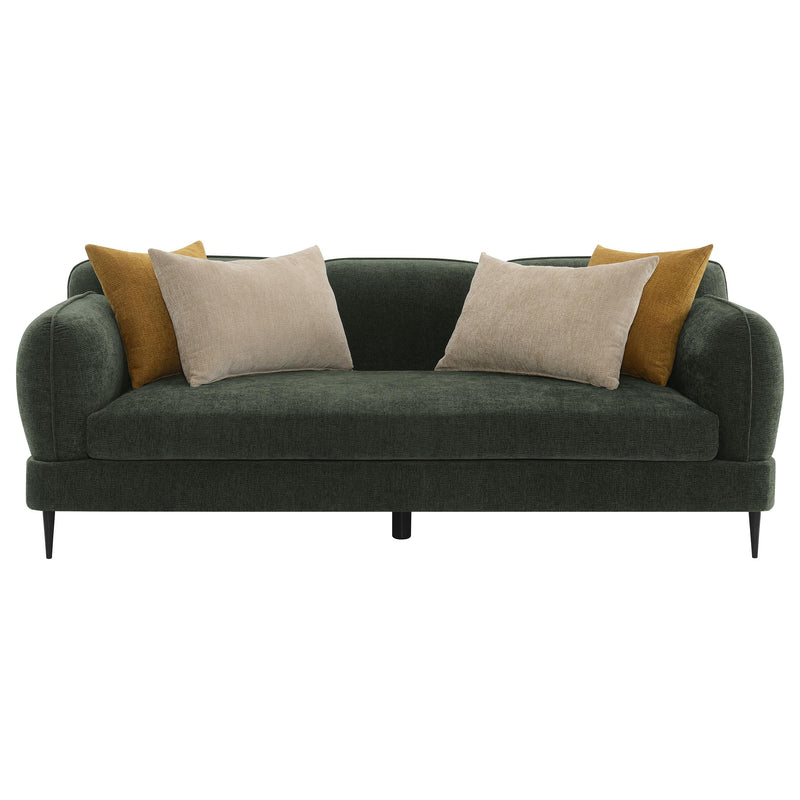 Jade 2-piece Chenille Upholstered Sofa Set Green - 509131-S2