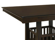 Jaden 5-piece Square Counter Height Dining Set Espresso - 100958-S5