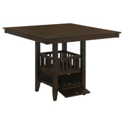 Jaden Square 47-inch Counter Height Dining Table Espresso - 100958