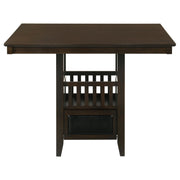 Jaden Square 47-inch Counter Height Dining Table Espresso - 100958