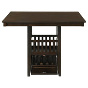 Jaden Square 47-inch Counter Height Dining Table Espresso - 100958