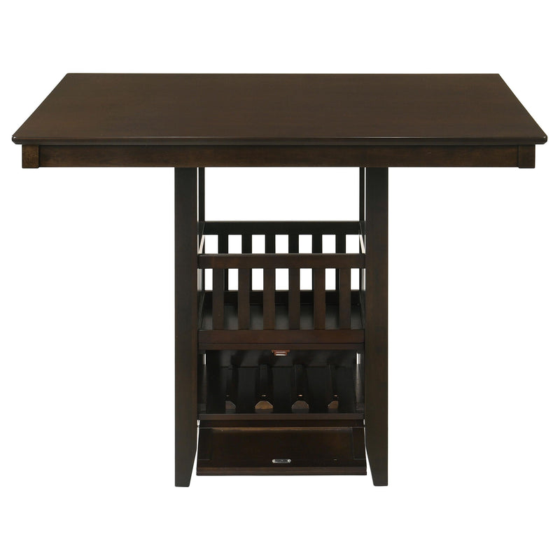 Jaden Square 47-inch Counter Height Dining Table Espresso - 100958