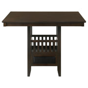 Jaden Square 47-inch Counter Height Dining Table Espresso - 100958