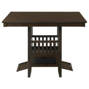 Jaden Square 47-inch Counter Height Dining Table Espresso - 100958