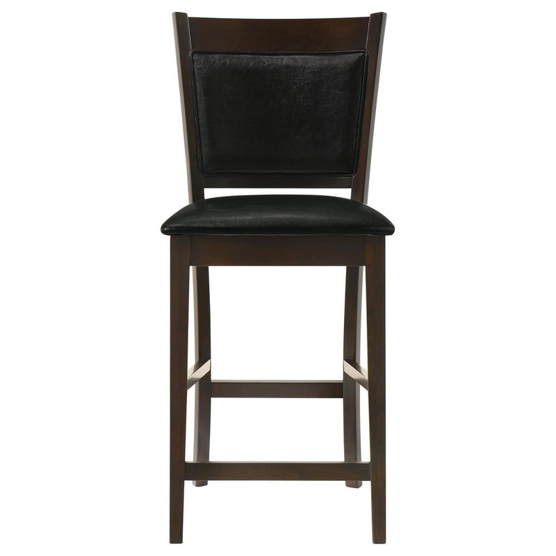 Jaden Upholstered Counter Chair Espresso (Set of 2) - 100959