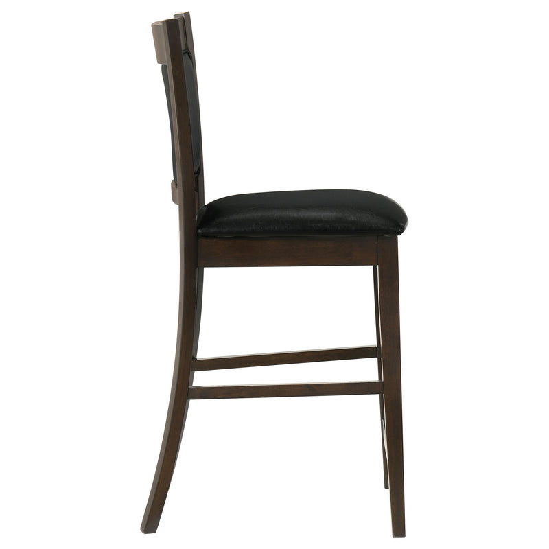 Jaden Upholstered Counter Chair Espresso (Set of 2) - 100959