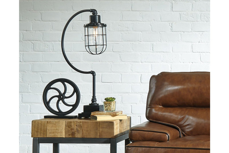 Jae Antique Black Desk Lamp - DMV FurnitureTable Lamp
