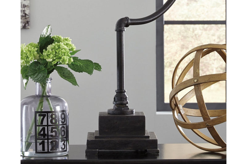 Jae Antique Black Desk Lamp - DMV FurnitureTable Lamp