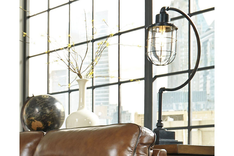 Jae Antique Black Desk Lamp - DMV FurnitureTable Lamp