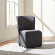 Jaelynn Upholstered Dining Side Chair Charcoal (Set of 2) - 107052CHAR