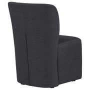 Jaelynn Upholstered Dining Side Chair Charcoal (Set of 2) - 107052CHAR