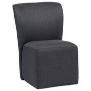 Jaelynn Upholstered Parsons Dining Side Chair Charcoal (Set of 2) - 107052CHAR