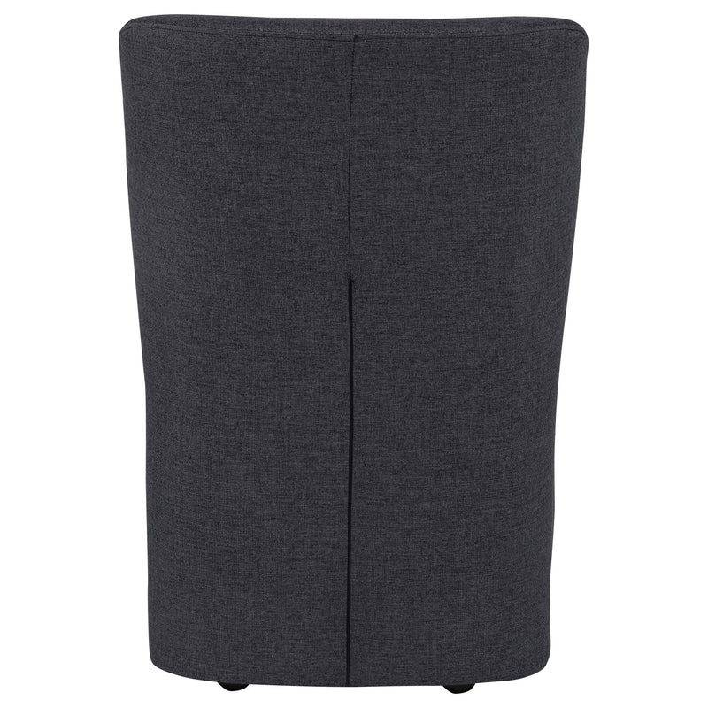 Jaelynn Upholstered Parsons Dining Side Chair Charcoal (Set of 2) - 107052CHAR
