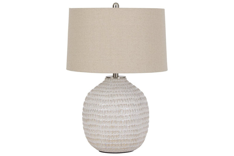 Jamon Beige Table Lamp - DMV FurnitureTable Lamp
