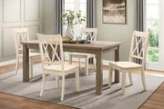 Janina Natural/White Dining Set - DMV FurnitureDining Room Set