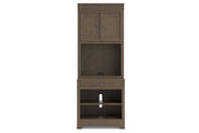 Janismore Weathered Gray Bookcase - DMV FurnitureBookcases