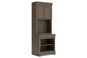 Janismore Weathered Gray Bookcase - DMV FurnitureBookcases