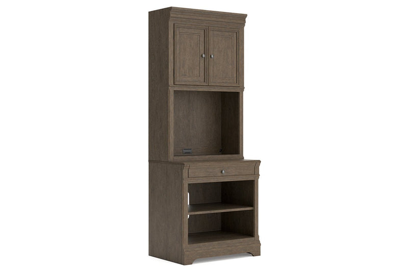 Janismore Weathered Gray Bookcase - DMV FurnitureBookcases