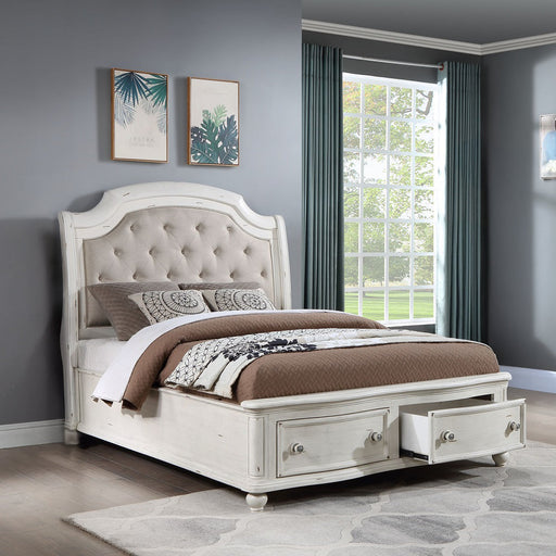 Jaqueline Queen Bed W/Storage - BD01433Q