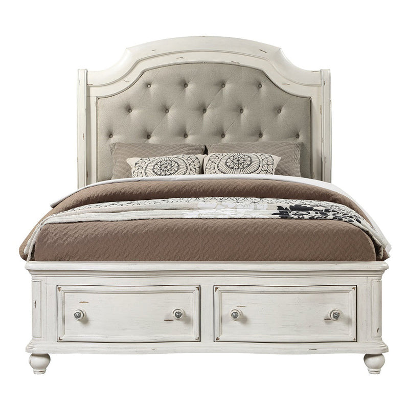Jaqueline Queen Bed W/Storage - BD01433Q