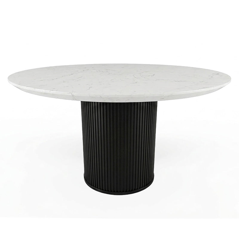 Jaramillo Round Dining Table W/Engineered Marble Top - DN02141