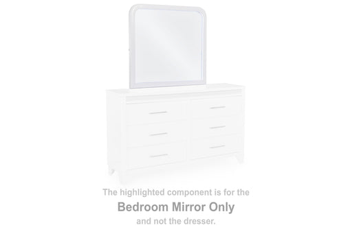 Jarlee White Bedroom Mirror - PCB392-36