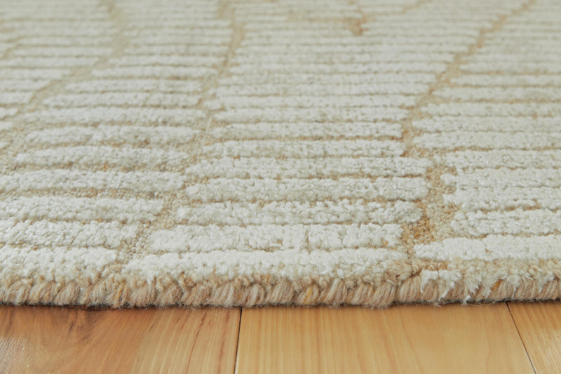 Jaseena Beige/Tan 7'8" x 10' Area Rug - R407721