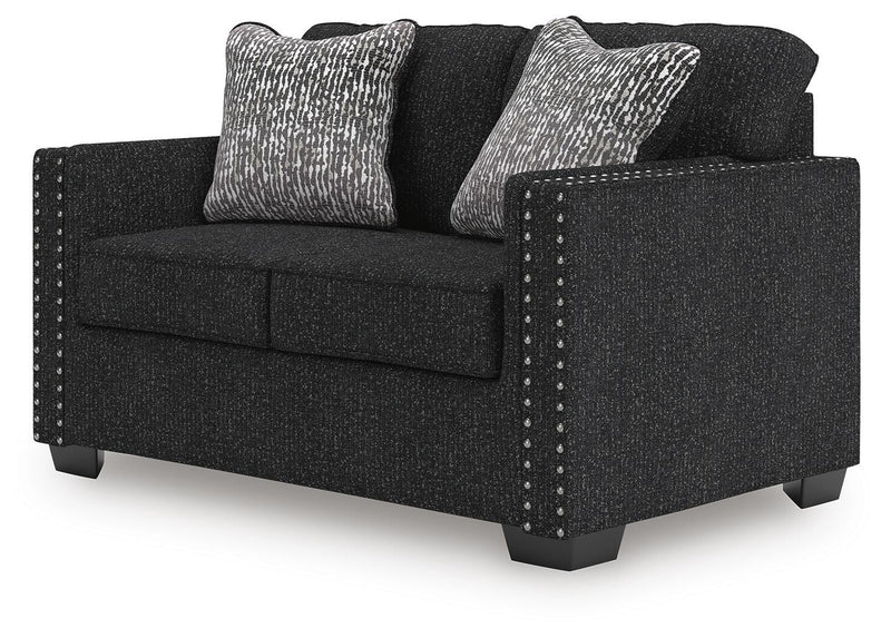 Jasmine Peaks Coal Loveseat - 2890435