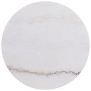 Jason 3-piece Round White Marble Coffee Table Set Honey Brown - 712418-S3