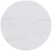 Jason 3-piece Round White Marble Coffee Table Set Honey Brown - 712418-S3