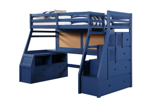 Jason II Twin Loft Bed W/Storage - 37455