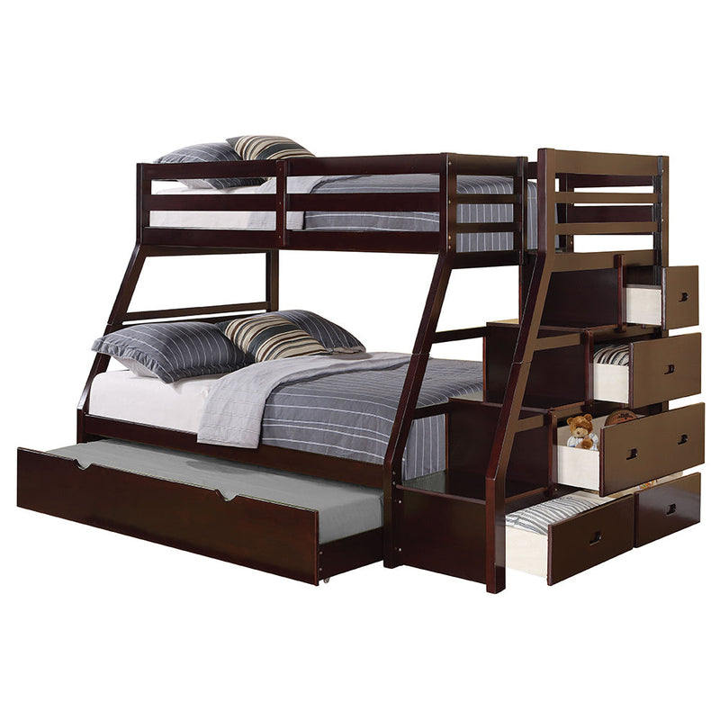 Jason Twin/Full Bunk Bed W/Trundle & Storage - 37015