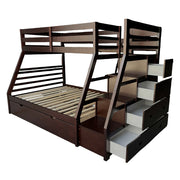 Jason Twin/Full Bunk Bed W/Trundle & Storage - 37015