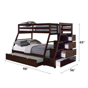 Jason Twin/Full Bunk Bed W/Trundle & Storage - 37015