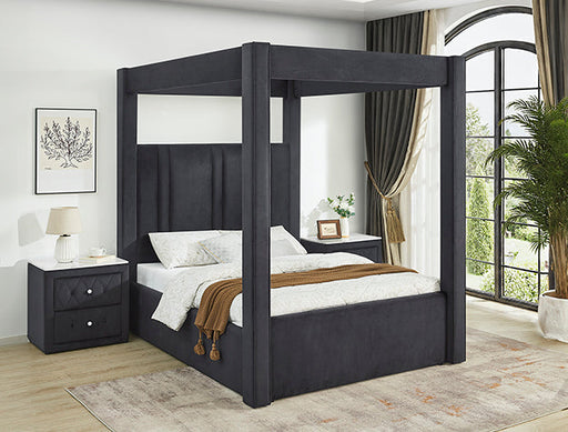 Jayla Q Hb+Fb+H/F Canopy Black - 5117BK-Q-HBFB