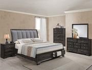 Jaymes Gray King Storage Platform Bed - DMV FurnitureKing Bed