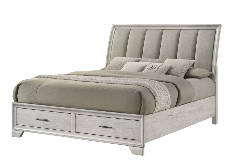 Jaymes White Mist Footboard Storage Platform Bedroom Set - DMV FurnitureBedroom Set