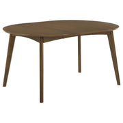Jedda 5-piece Oval Dining Table Set Dark Walnut - 105361-S5