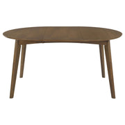 Jedda 5-piece Oval Dining Table Set Dark Walnut - 105361-S5