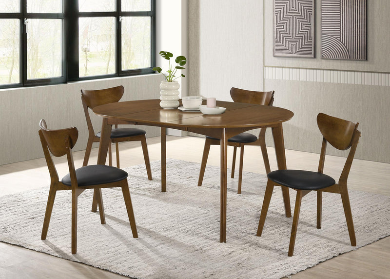 Jedda Wood Dining Side Chair Dark Walnut (Set of 2) - 105362