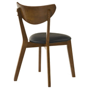 Jedda Wood Dining Side Chair Dark Walnut (Set of 2) - 105362