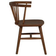 Jeffries Windsor Wood Dining Side Chair Walnut (Set of 2) - 107202WAL
