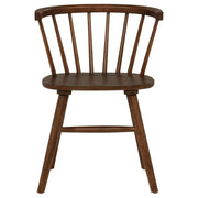 Jeffries Windsor Wood Dining Side Chair Walnut (Set of 2) - 107202WAL