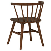 Jeffries Windsor Wood Dining Side Chair Walnut (Set of 2) - 107202WAL