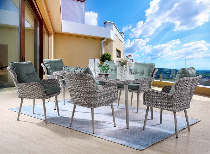 Jenneva 7PC Patio Dining Set - OT01095