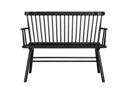 Jerimiah Spindleback Black Bench - DMV FurnitureAccent Bench