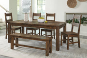 Jerrick Burnished Brown Dining Set - DMV FurnitureDining Room Set