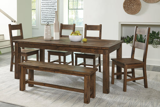 Jerrick Burnished Brown Dining Set - DMV FurnitureDining Room Set