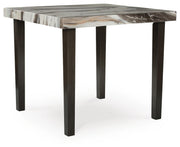 Jeshina Dark Brown Counter Height Dining Table and 4 Barstools - PCD581D3
