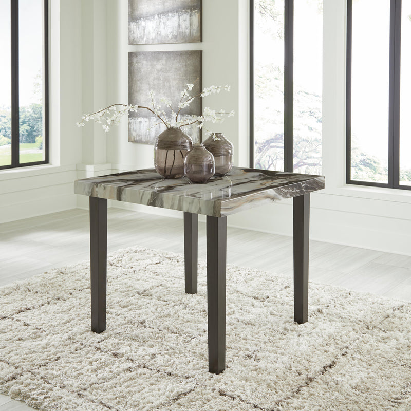 Jeshina Dark Brown Counter Height Dining Table and 4 Barstools - PCD581D3